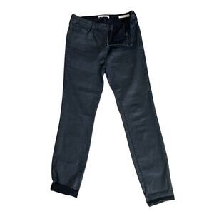 PacSun Midrise Skinniest Jeans 29 | Faux Leather Coated Black Stretch Skinny Fit